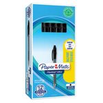 Papermate Flexgrip Retract Blk Pk12