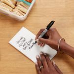 Sharpie Perm Markers Fine Black Pk24