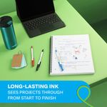 Papermate Kilomet Ballpoint Blk Pk50