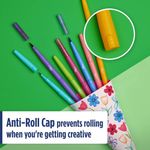 Papermate Dual Pen/Brush Med Ast Pk8