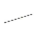 Paper Straw 200X6Mm Blk/Wht Pk5000