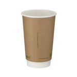 Double Wall Coffee Cup 16Oz Pk500