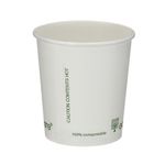 Single Wall Coffee Cup 4Oz Pk1000