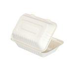 Bagasse Clamshell Mealbx 9X6In Pk250