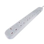 Connektgear 3M Pwr Ext Block 6 Skt