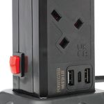 Connektgear 8Way Surge Prtd Socket