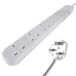 Connektgear Uk 6-Way Ext Lead 2M