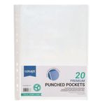 Concept Pkt.20 A4 Punched Pockets (Carto