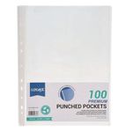 Concept Pkt.100 A4 Punched Pockets (Cart