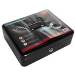 Concept 12" Metal Cash Box Black