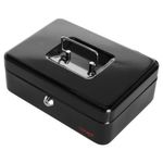 Concept 10" Metal Cash Box Black