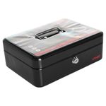 Concept 10" Metal Cash Box Black
