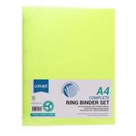 Concept A4 Ringbinder W/10 Punched Pocke