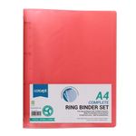 Concept A4 Ringbinder W/10 Punched Pocke