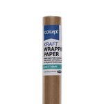 Concept Kraft Brown Wrapping Paper Roll