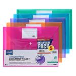 Concept Pkt.5 A4 Button Document Wallets