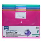 Concept Pkt.5 A4 Button Document Wallets