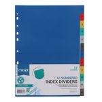 Concept A4 Pp 1-12 Numbered Index Divide