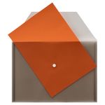 Concept A4 Button Wallet Envelope Clear