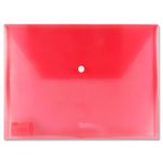 Concept A4 Button Wallet Envelope Clear