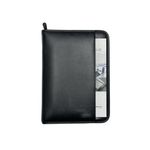 Leather Look Zip Ring Binder A4 Blk