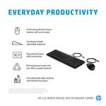 Hp 225 Wired Mouse Keyboard Combo