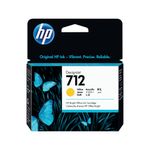 Hp 3Ed69A 712 Yellow Ink Cartridge 29Ml