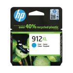 Hp 3Yl81Ae 912Xl Cyan Ink Cart 825 Pages