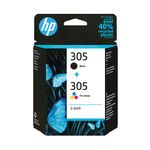 Hp 6Zd17Ae 305 Twin Pack Cmyk Ink
