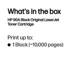 Hp Ce390A (90A) Black Toner