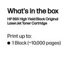 Oem Hp Cf289X (89X) Toner Black 10K Page