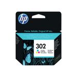 Hp F6U65Ae 302 Tri Color Ink Cartridge