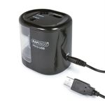 Rapesco Usb Pencil Sharpener Black
