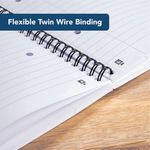 Oxford Ruled Wb Card Ntbk A4 Blu Pk5