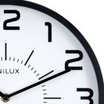 Unilux Pop Battery Clock Black