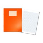 Oxford Exr Book 5Mm Sq Orange Pk100