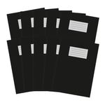 Plain Artbook 40 Pages A4 Black Pk50