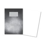 Plain Artbook 40P A4 Cloudy Blk Pk50