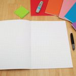 Exr Book 10Mm Sq 80Pg A4+ L/Blu Pk50