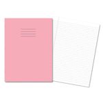 Exr Book 8Mm Lined 80P A4+ Pink Pk50