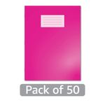 Oxford Exr Bk 8Mm Lnd A4+ Pink Pk50