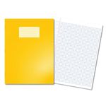 Oxford Exr Book 7Mm Sq Ylw A4+ Pk50