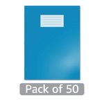 Oxford Exr Bk 10Mm Sq L/Blu A4+ Pk50