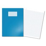 Oxford Exr Bk 10Mm Sq L/Blu A4+ Pk50