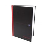 Black N Red Hb Smart Ruled Ntbook A4