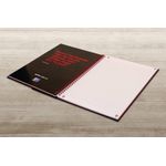 Black N Red Hb Wire Notebook A4 Pk2