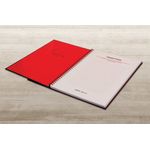 Black N Red Hb Wire Notebook A4 Pk2
