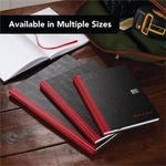 Black N Red Hb Csbound Notebk A4 Pk2