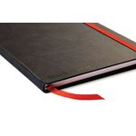 Black N Red Hard Cover Notebook A5