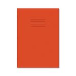 Exr Book 10Mm Sq 80Pg A4 Orange Pk50